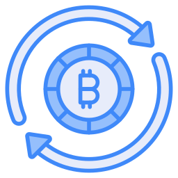 scambio di bitcoin icona