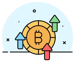 Bitcoin market icon