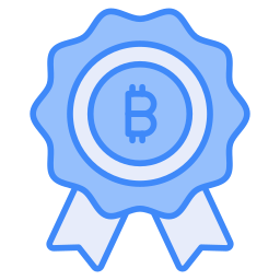 Bitcoin badge icon