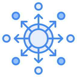decentraliseren icoon