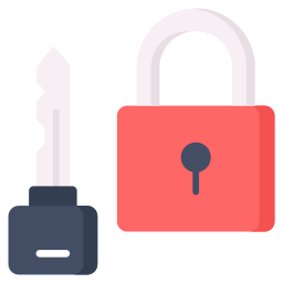 prywatny klucz ikona
