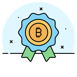 odznaka bitcoina ikona