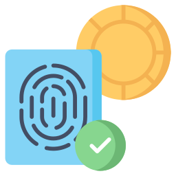 Biometric identification icon