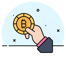 pago bitcoins icono