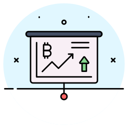 crescimento do bitcoin Ícone