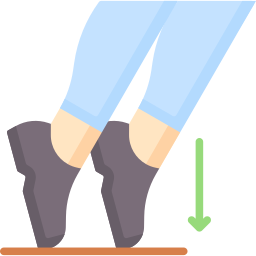 soporte para los pies icono