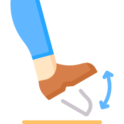 Ankle flex icon