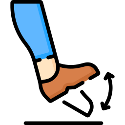 Ankle flex icon