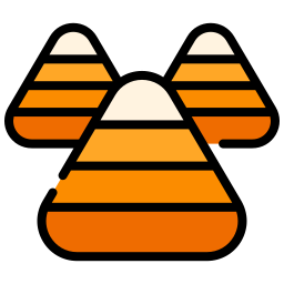 Candy corn icon