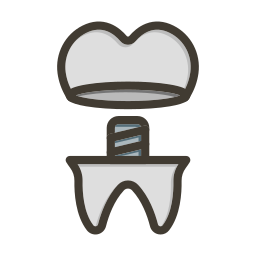 Dental crown icon