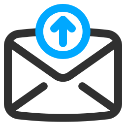correo electrónico saliente icono