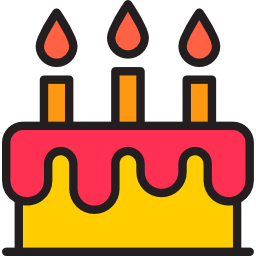 Birthday cake icon