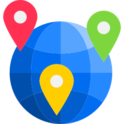 Globe grid icon