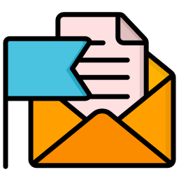 gemarkeerde e-mail icoon