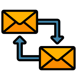 e-mailgesprek icoon