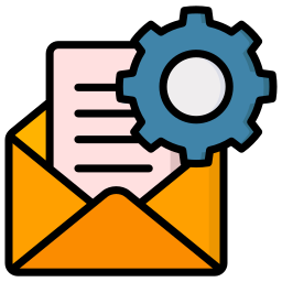 ajustes del correo electrónico icono