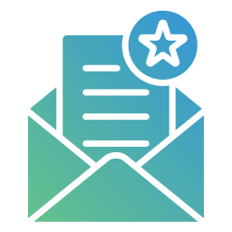 markierte e-mail icon