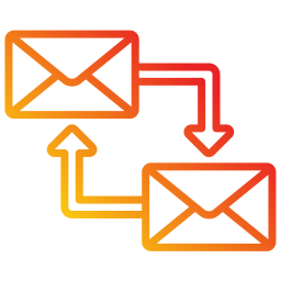 e-mailgesprek icoon