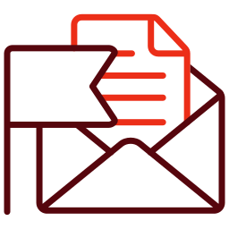 gekennzeichnete e-mail icon