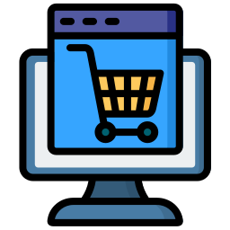 Online marketplace icon