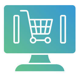 sito di e-commerce icona