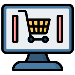 sito di e-commerce icona