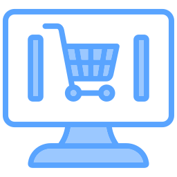 sito di e-commerce icona