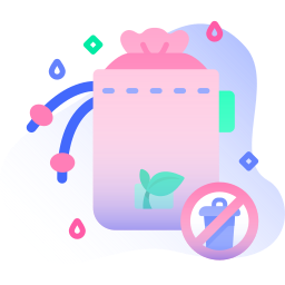 Eco pouch icon