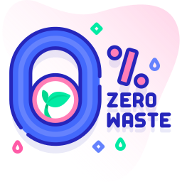 zero rifiuti icona