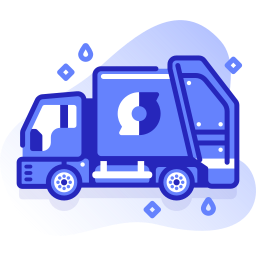 recycle vrachtwagen icoon