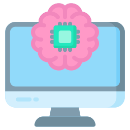 Brain computer interface icon