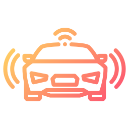 autonomiczny pojazd ikona