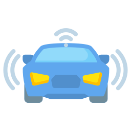 veicolo autonomo icona