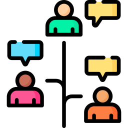 Structured discussion icon