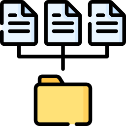 recopilación de datos icono