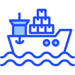 Container ship icon