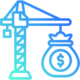 orçamento de construção Ícone