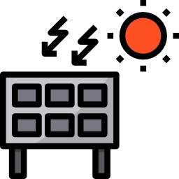 Solar panel icon