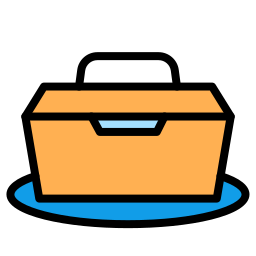 caja de anzuelos icono