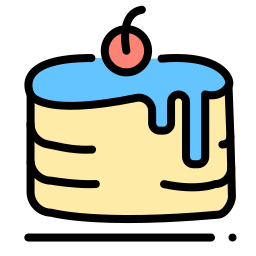 torta dulce icono