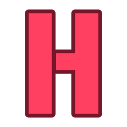 Letter h icon