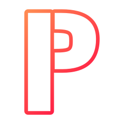 Letter p icon