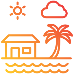 ośrodek plażowy ikona