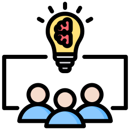 creatief team icoon