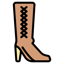 bota de mujer icono