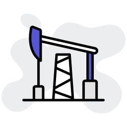 Oil mining icon