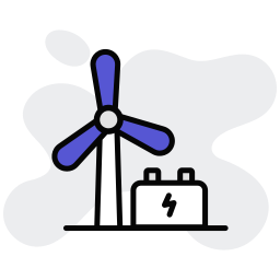 Wind energy icon