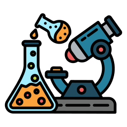 Lab equipment icon