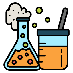 Chemical reaction icon