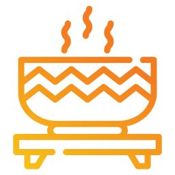 sopa caliente icono